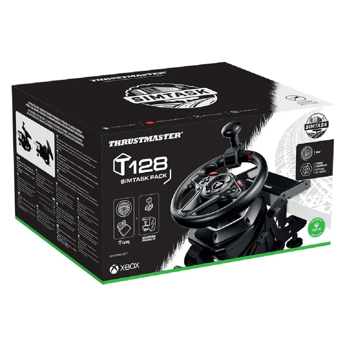 Thrustmaster - Volante y Pedales T128 Simtask Pack XBOX*TOYS "R" US Clearance