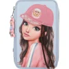 Top Model - Estuche triple Team Teddy Azul*DEPESCHE Sale