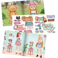 Hot Top Model - Stickerworld libro pegatinas team teddy Estilo De Vida