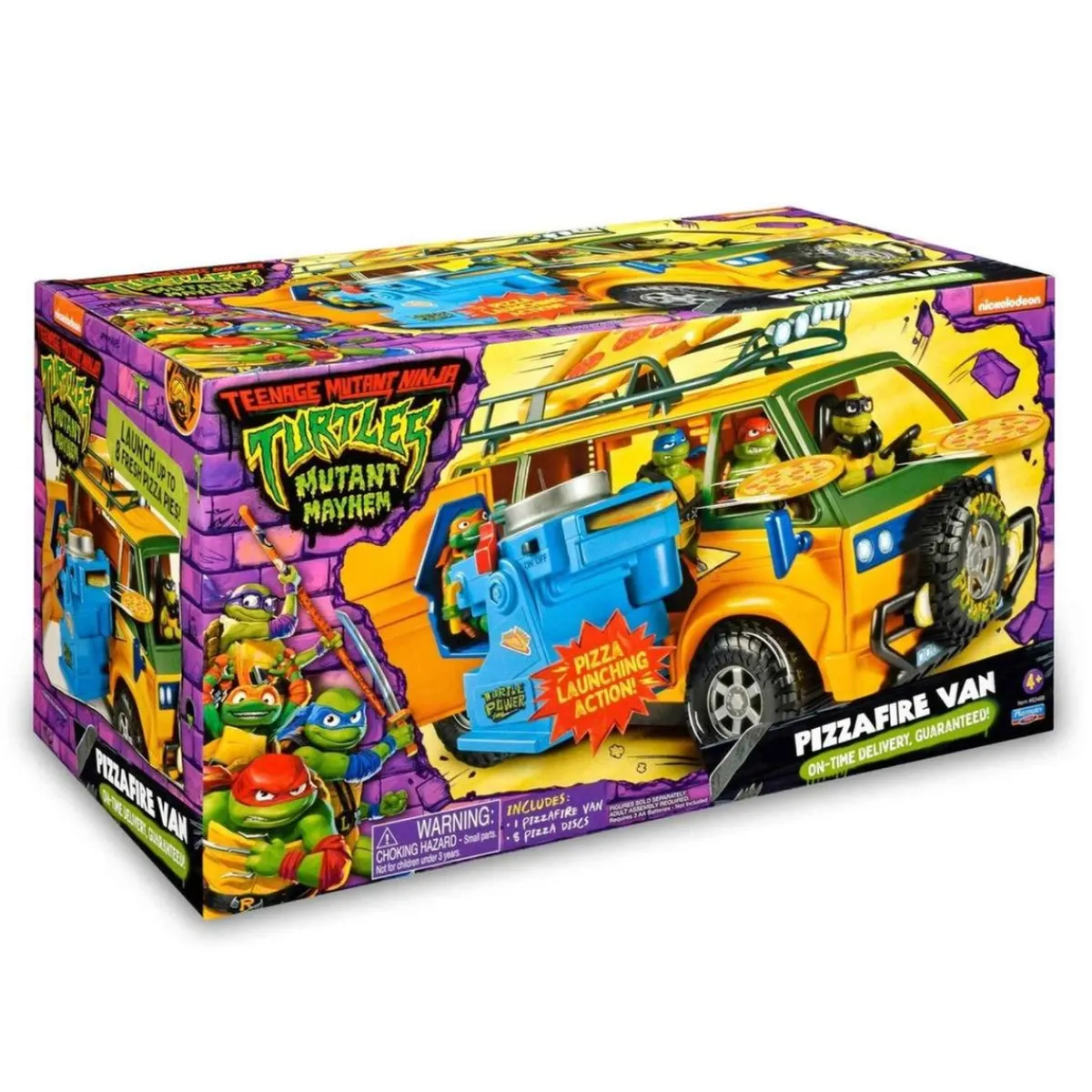 Tortugas Ninja - Furgoneta lanzadora de pizzas ㅤ*FAMOSA-FEBER MEXICO Outlet