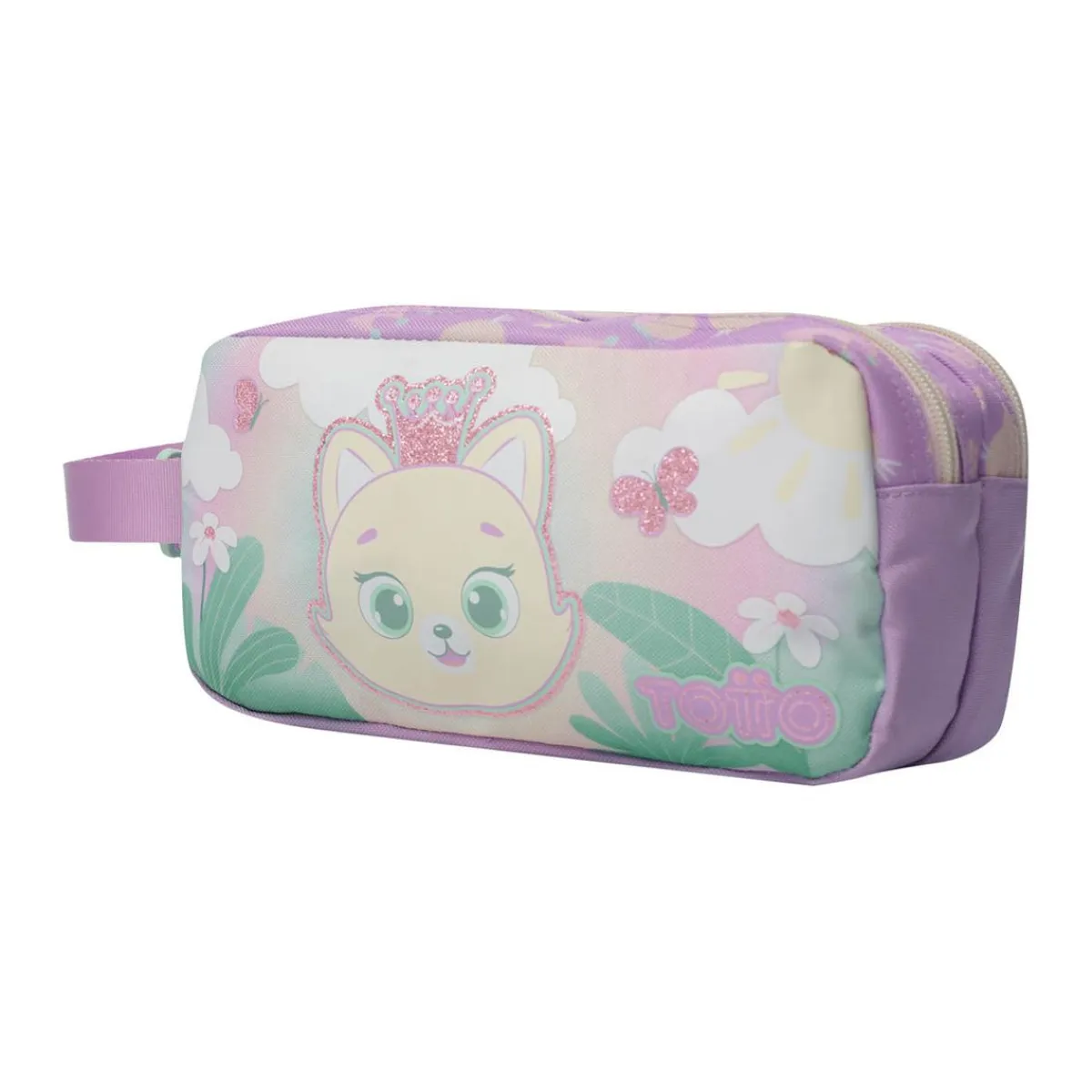 Hot - Estuche Queen Cat Material Escolar