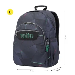 Discount - Mochila escolar adaptable a carro fractal Acuareles Material Escolar