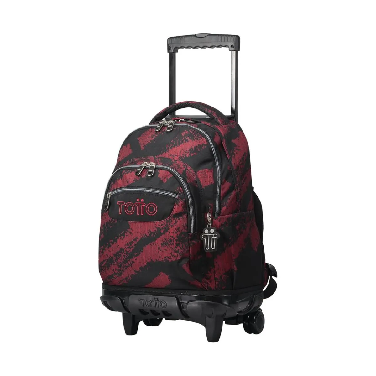 - Mochila escolar con ruedas tiza roja Renglones Material Escolar