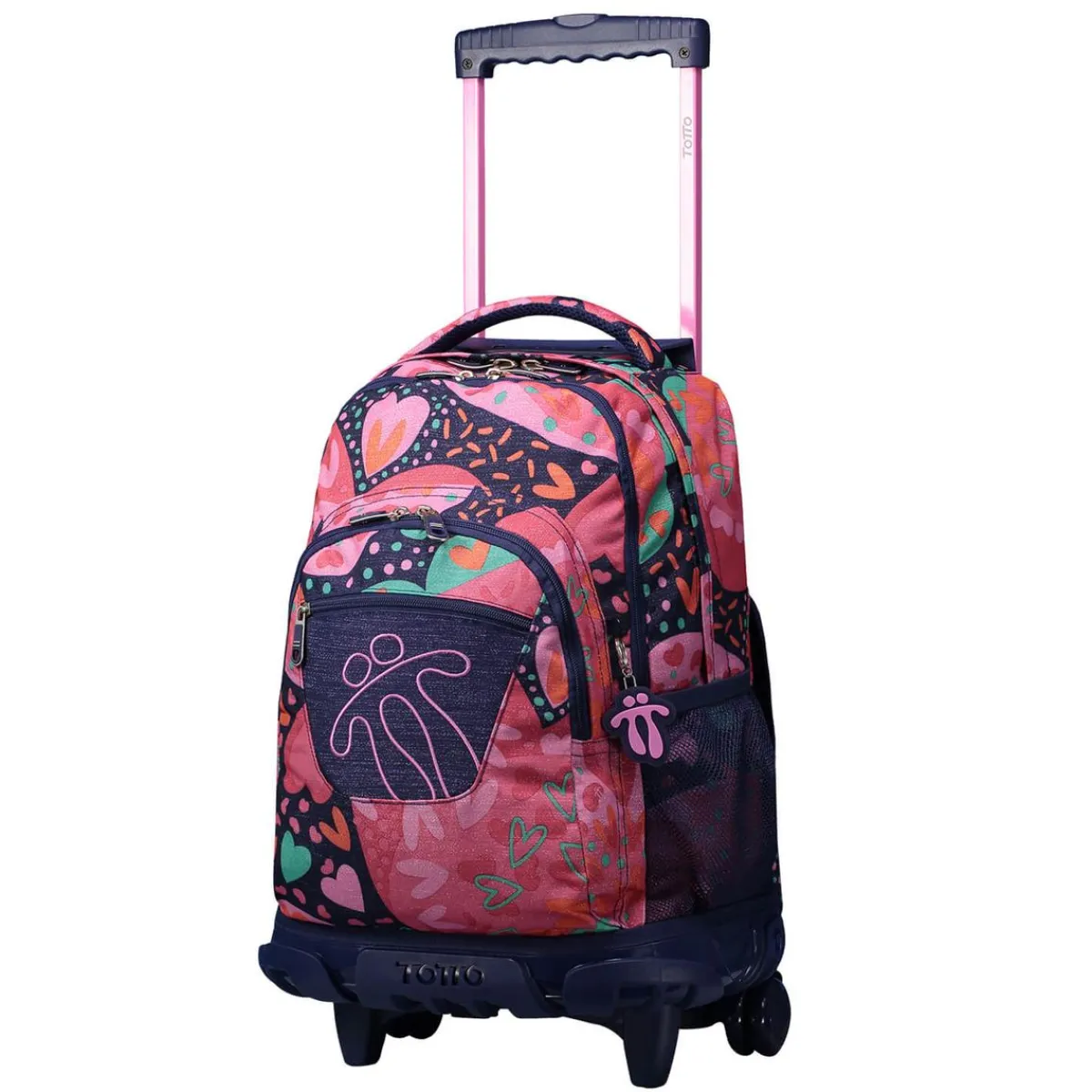 New - Mochila escolar con ruedas Renglones - Mega Material Escolar