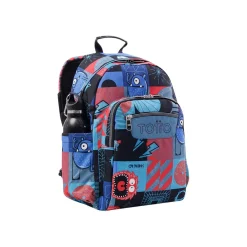 - Mochila escolar cyber monstruos Acuarela*TOTTO Best
