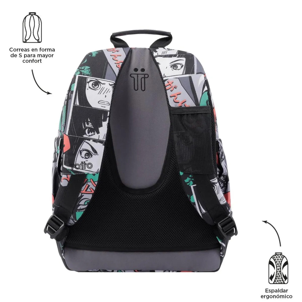 - Mochila escolar manga Crayoles*TOTTO Best