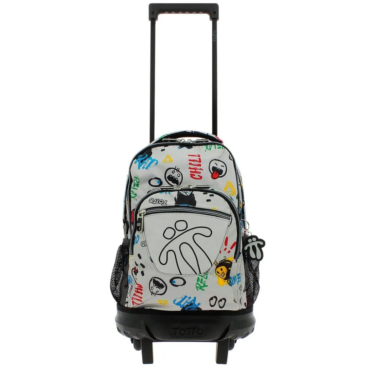 - Mochila escolar pequeña con ruedas Resma - Emojis*TOTTO Sale