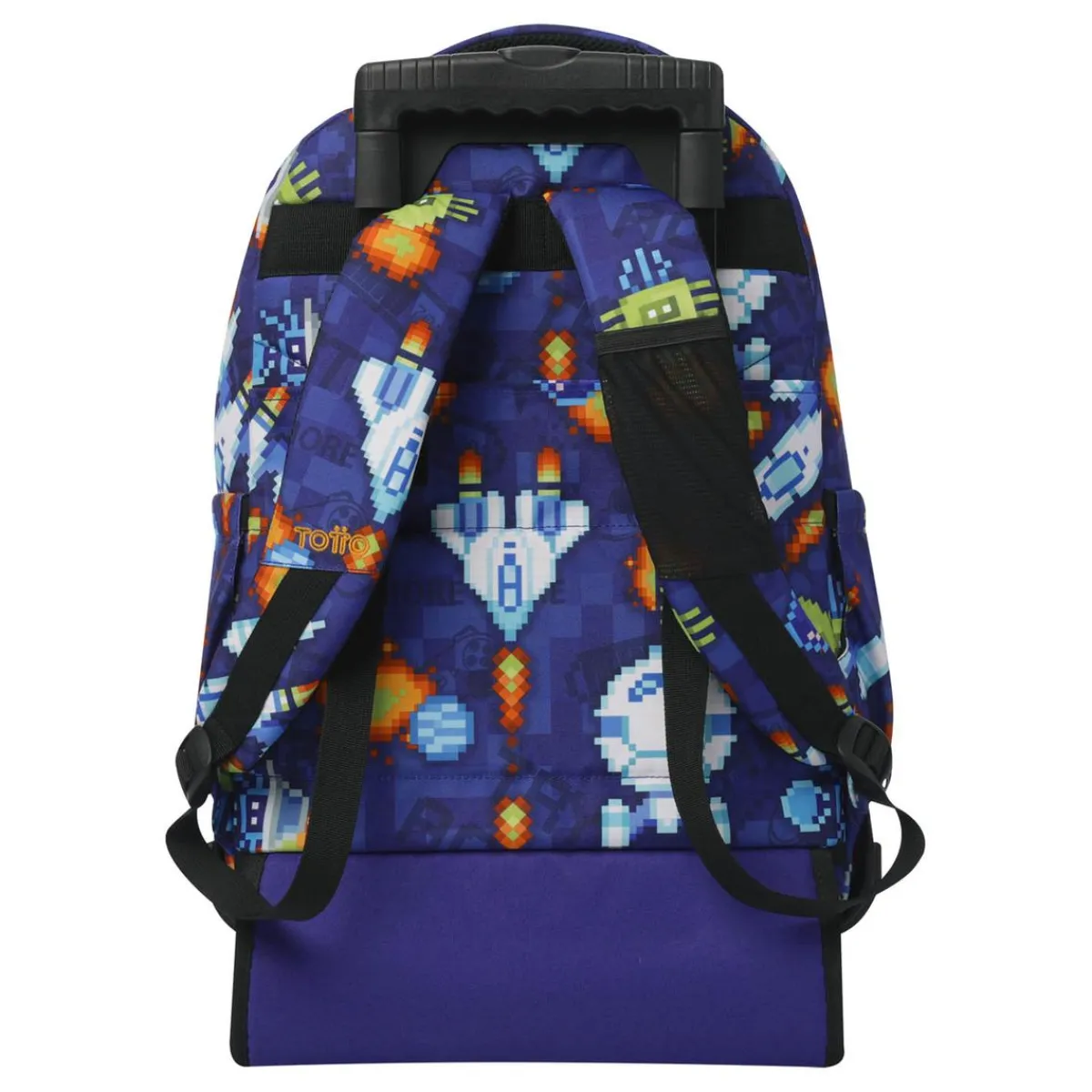 Best - Mochila Renglones con ruedas Space Blue Material Escolar