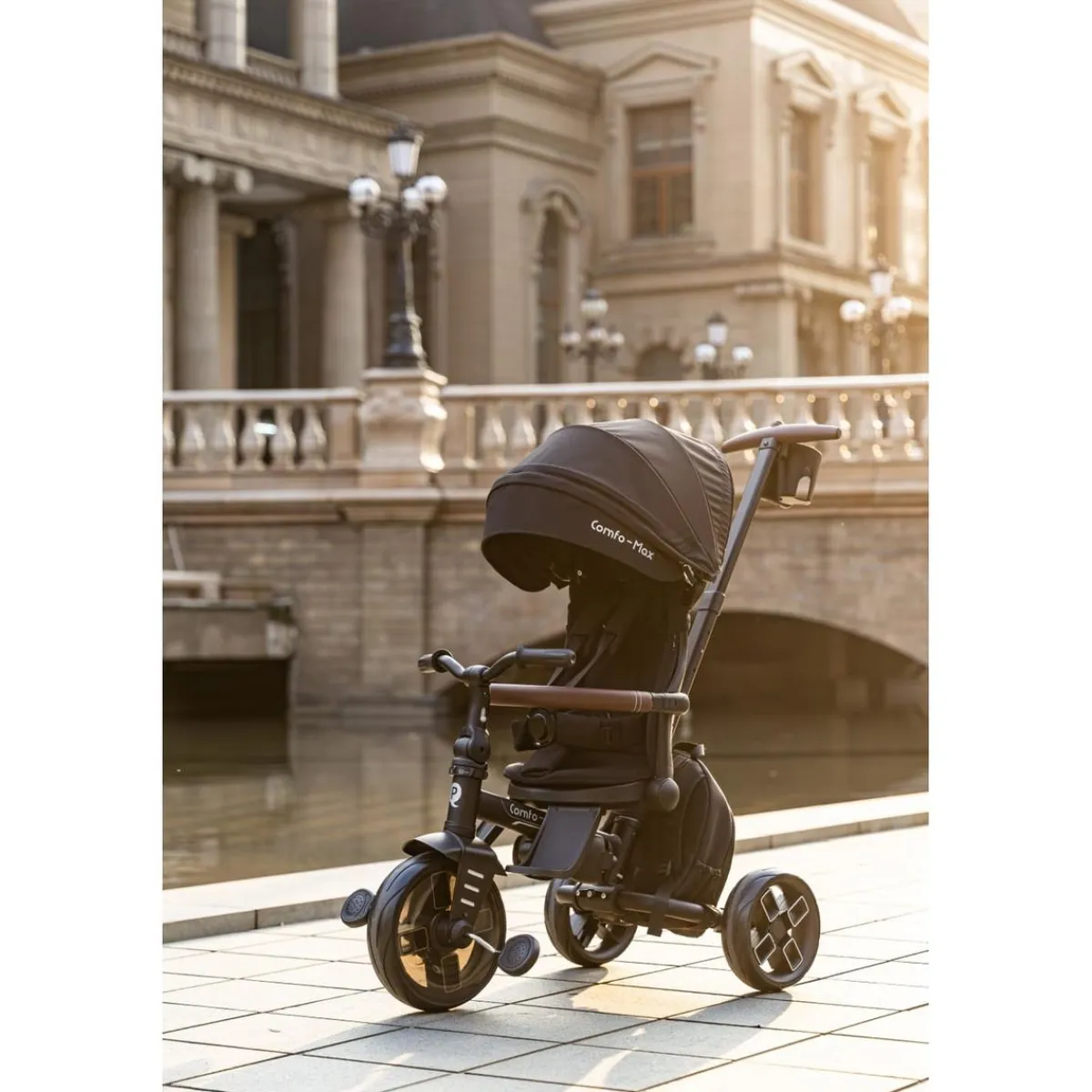 Triciclo Comfo Max 6 en 1 – Negro*DEVESSPORT Clearance