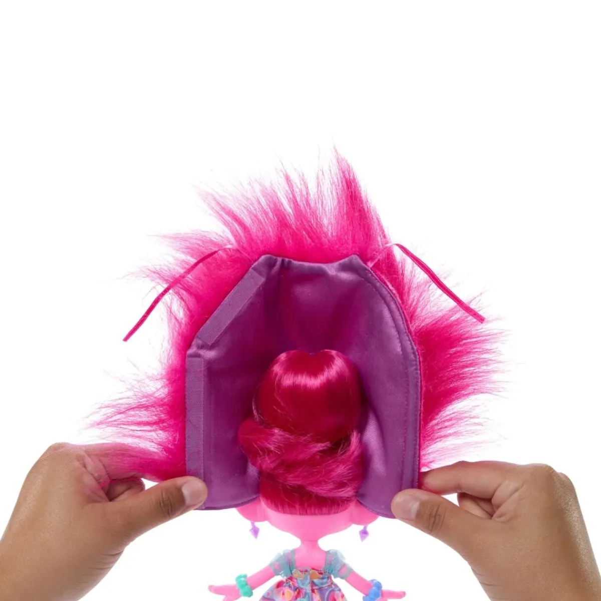 Hot Trolls - Poppy con accesorios Coleccionables Y Mini Mundos