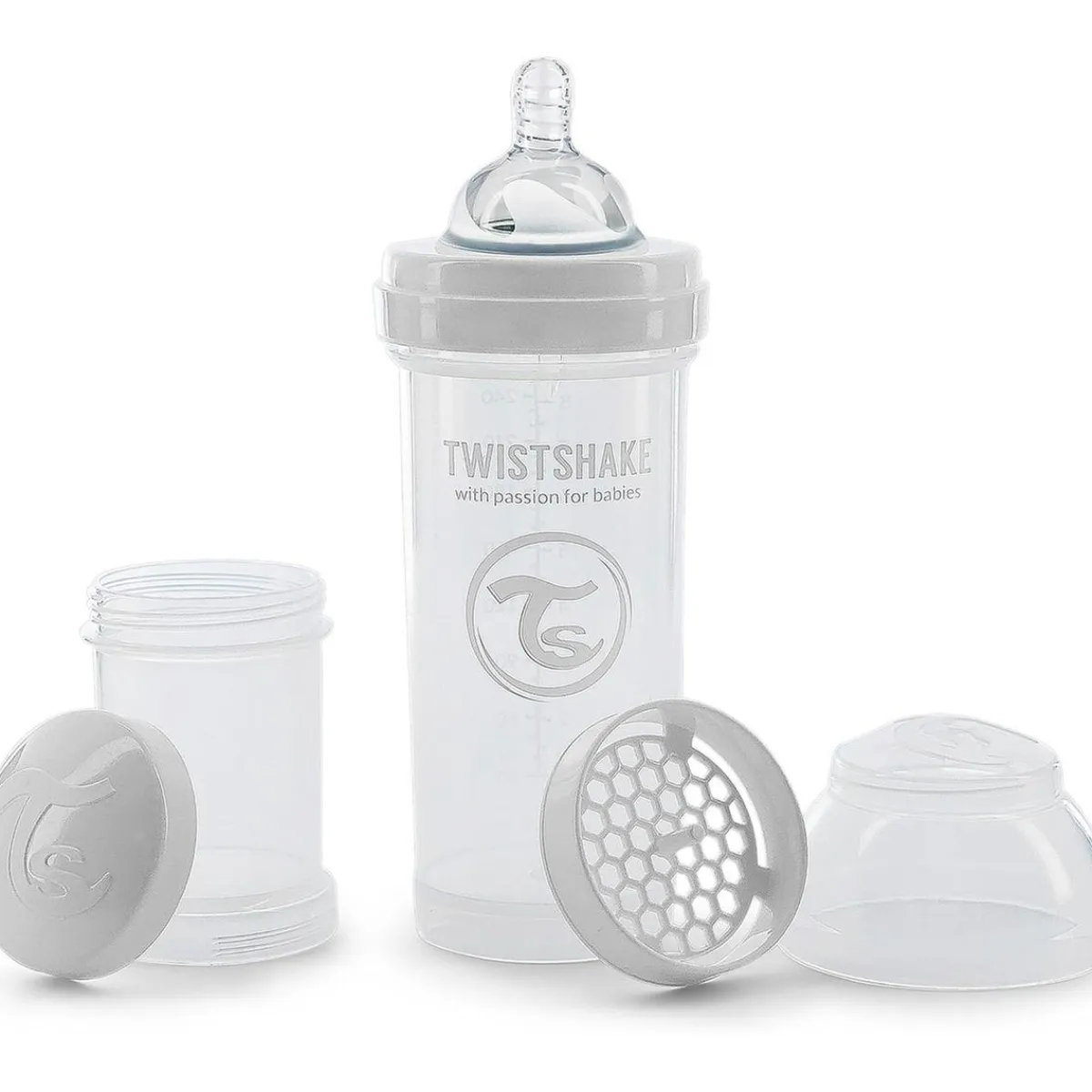 - Biberón anticólico blanco 260 ml*TWISTSHAKE Outlet