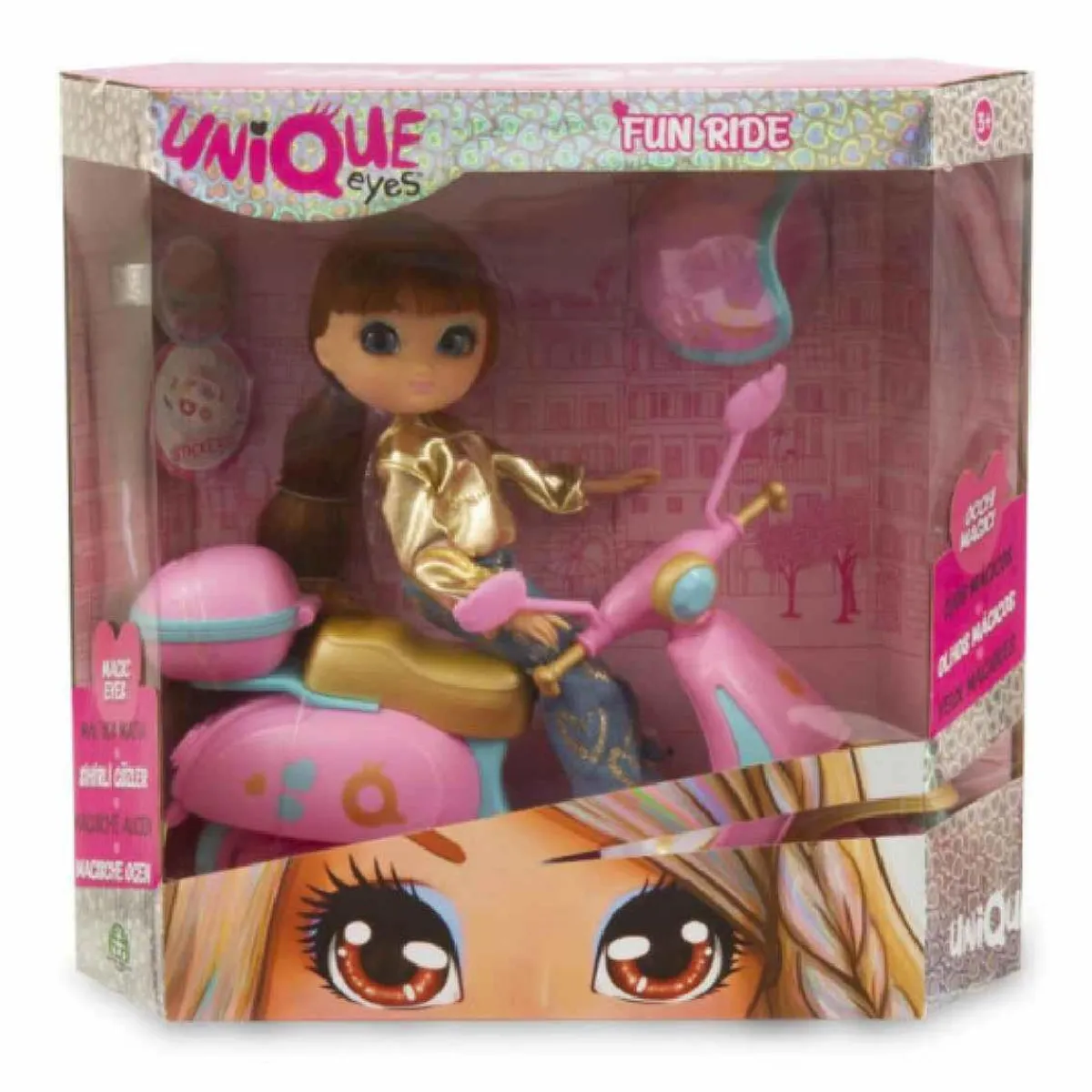 Unique Eyes - Muñeca y Scooter (varios modelos)*FAMOSA Online