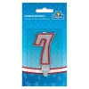 Vela borde rojo 7*TOYS "R" US New