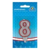 Vela borde rojo 8*TOYS "R" US Outlet