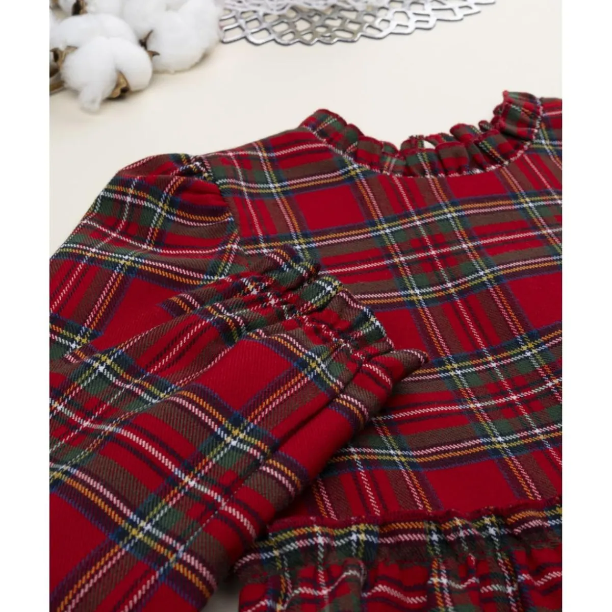 Sale Vestido niña tartán rojo con cremallera trasera Niña·Niña 2-10 Años|Niña 2-10 Años·Vestidos, Conjuntos Y Deporte