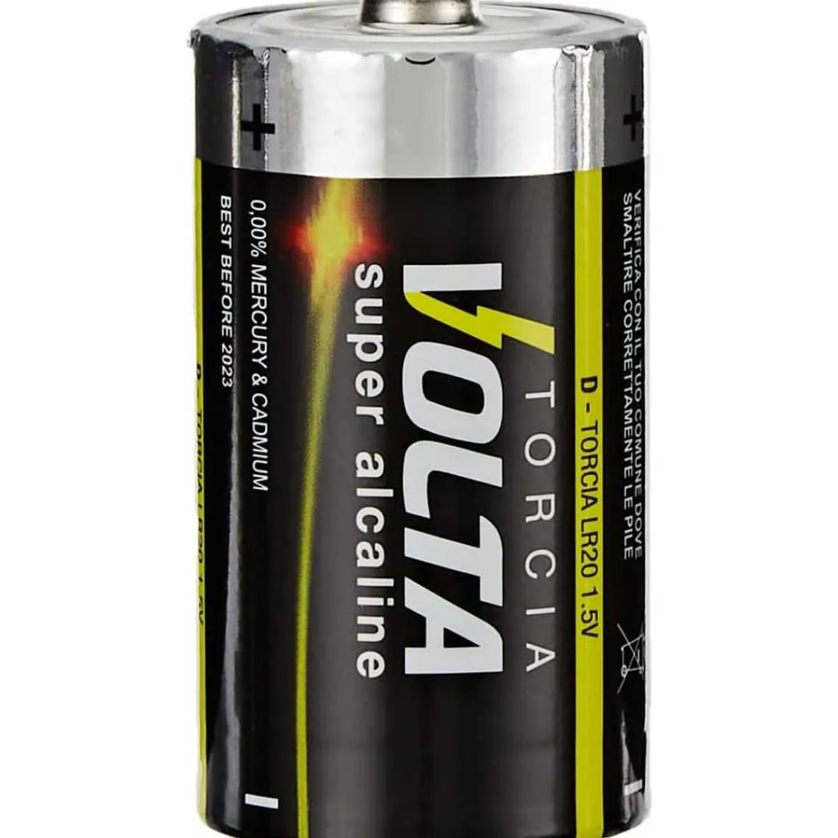 VOLTA - Pila alcalina modelo Torcia BL.2 Tipo D ㅤ*TOYS "R" US Best