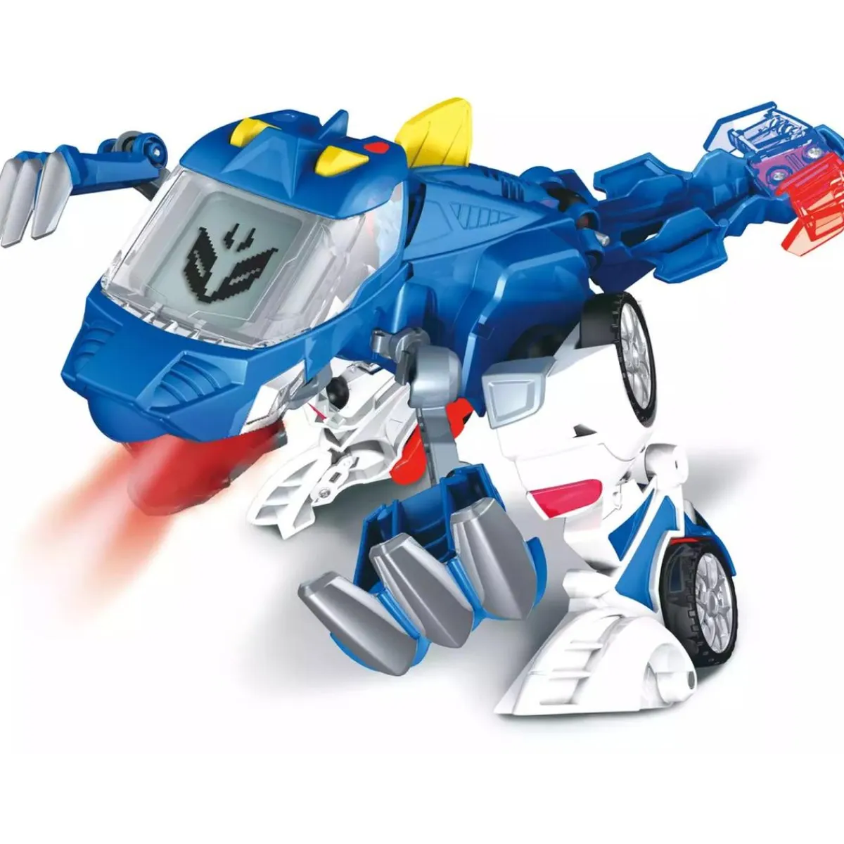 Online - Switch & Go Dinos Patrulla, tericinosaurio coche de policía transformable ㅤ Coleccionables Y Mini Mundos