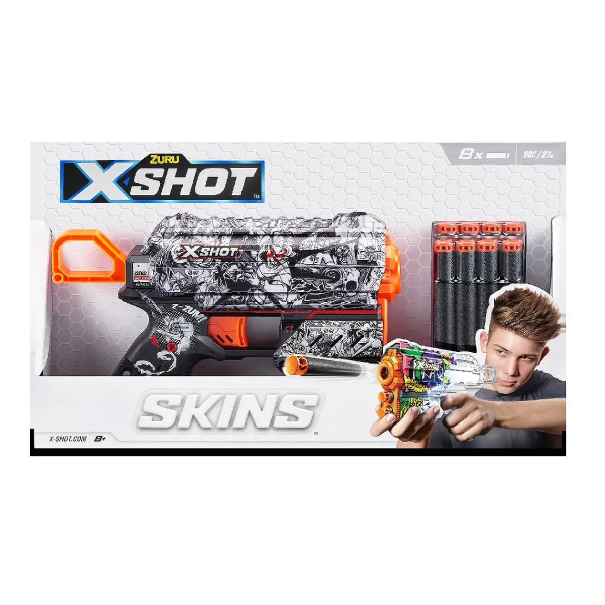 X-Shot - Pistola de dardos Skins Flux (Varios modelos)*ZURU Online